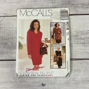 Chaqueta de vestir McCalls 9018 patrón de costura forrada Miss Talla 16 SIN CORTAR - Imagen 1 de 4