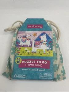 Mudpuppy 36-teiliges Puzzle To Go-Llama Land🦙 - Bild 1 von 3
