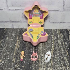 LESEN Vintage 1992 Bluebird Polly Pocket kleiner Ballerina Ring & Etui komplett - Bild 1 von 15