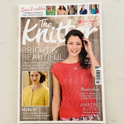 The Knitter Magazine Knitting Patterns Issue 84 Lace & Cables Cardigan Shawls - Image 1 of 4