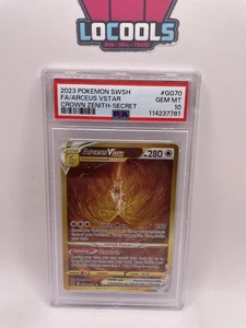 2023 Pokemon Schwert & Schild Krone Zenith Secret Full Art / Arceus VSTAR PSA 10 Gem - Bild 1 von 2