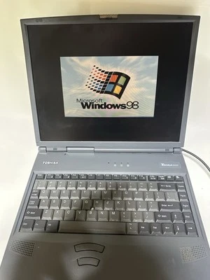 Vintage Toshiba Tecra 8000 PII 14.1" 8GB Laptop Notebook Computer Windows 98 - Image 1 of 4