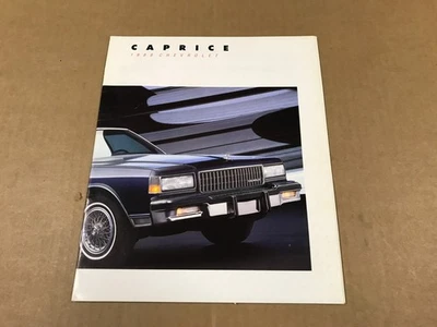 Chevrolet Caprice 1988 vintage concesionario vendedor folleto Foto 1 de 4