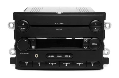 Ford Five Hundred AM FM 2006-07 6 discos CD pieza de actualización auxiliar 6G1T-18C815-AB Foto 1 de 4