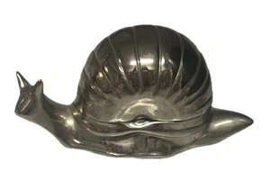 Mantequilla de caracol chapada en plata de colección, caviar con incrustación de vidrio - Imagen 1 de 8