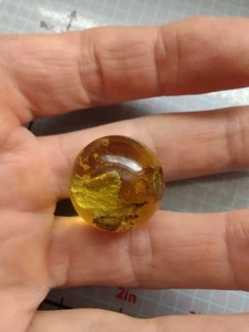 100% Natural Amber Ball Bead Sphere 22.5 mm - Picture 1 of 21