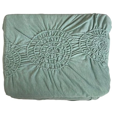 Juego de funda nórdica Opal House verde jade acanalada 2 piezas jersey, cama doble/XL y doble Foto 1 de 3