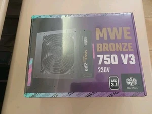 ALIMENTATORE COOLER MASTER MWE BRONZE 750 V3 750 W ATX 80 PLUS BRONZE - Foto 1 di 3