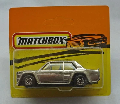 Matchbox Blister Pack BULGARIAN MB74 Fiat Arbarth CHROME - Изображение 1 из 2