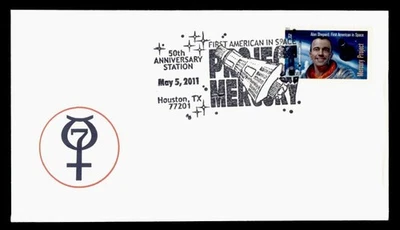 DR WHO 2011 FDC SPACE PROJECT MERCURY ANIV M60556 - Image 1 of 2