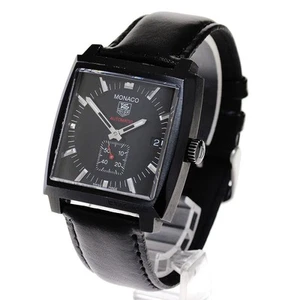 TAG HEUER WW2119 Monaco Date Automatic Men #C254 - Picture 1 of 6