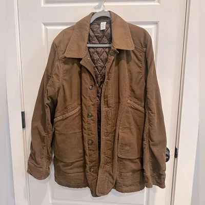 Abrigo de Granero Jack Spade Forrado XL Marrón Pana con 6 Bolsillos Minorista $595.00 Foto 1 de 4