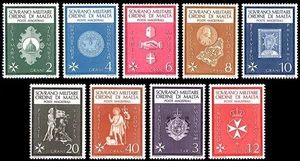 SMOM 1966 Serie ordinaria 9v MNH** - Foto 1 di 1