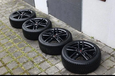 4x Winterkompletträder Reifen Hankook Felgen von Alutec - Bild 1 von 4