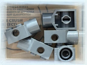 LEGO Parts - Dark Bluish Gray Technic 2 x 2 Hole Joint Socket - No 48169 - QTY 5 - Picture 1 of 1