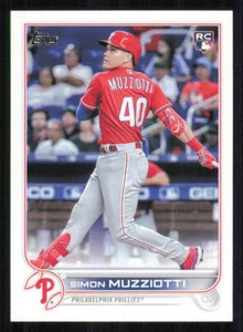 2022 Topps Update #US19 Simon Muzziotti RC - Picture 1 of 2