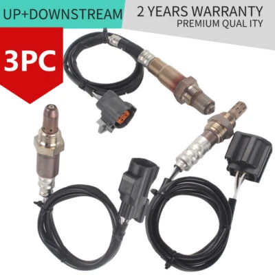 3PCS O2 Lambda Oxygen Sensors Upstream and Downstream For MAZDA 6 2.3L Calif-ESV - Image 1 of 4