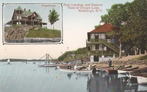 Newburgh, NEW YORK - Orange Lake - Pine Point - canoes - Picture 1 of 2