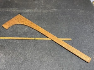 Antique Standard Wooden Taylor’s Dressmaker’s Square 22” X 6” - Picture 1 of 9