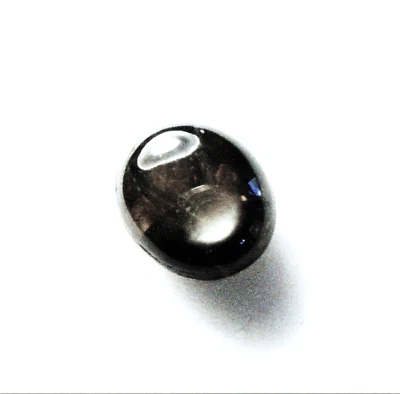 NICE 6 x 5 x 3.25mm oval cut 1.30cts 1970's Black Star Sapphire India # 3 - Image 1 of 2