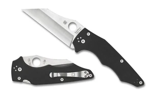 Spyderco YoJumbo Compression Lock Knife Black G-10 (3.98" Satin S30V) C253GP - Picture 1 of 1