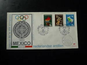 Mexico olympic games FDC Netherlands Antilles 1968 (1) - Picture 1 of 1