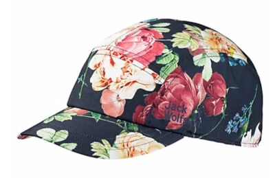 Gorra Jack Wolfskin Mujer Azul Flor Béisbol 6 Paneles Informal Verano Foto 1 de 4