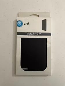 ONN Black Protective Gel Case For ONN 7” Tablet Open Box shock-absorbing - Picture 1 of 4