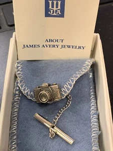 1980’s James Avery Sterling Camera Tie Tack w/ original box - Picture 1 of 7
