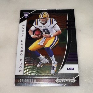 2020 Panini Prizm Draft - Draft Picks Rookies Silver Prizm #105 Joe Burrow (RC)