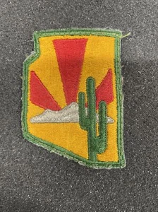 Arizona Military Patch State Shape Cactus Vintage - Picture 1 of 14