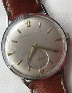 Girard Perregaux mens wristwatch steel case load manual running condition - Picture 1 of 8