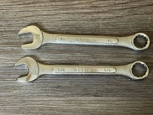 Allied Open End Box End Wrenches Lot of 2 Drop Forged Steel - Picture 1 of 6