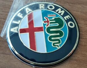 2 x Alfa Romeo Rear Boot Front Bonnet Mito Giulietta Emblem Badge GT147 156 159