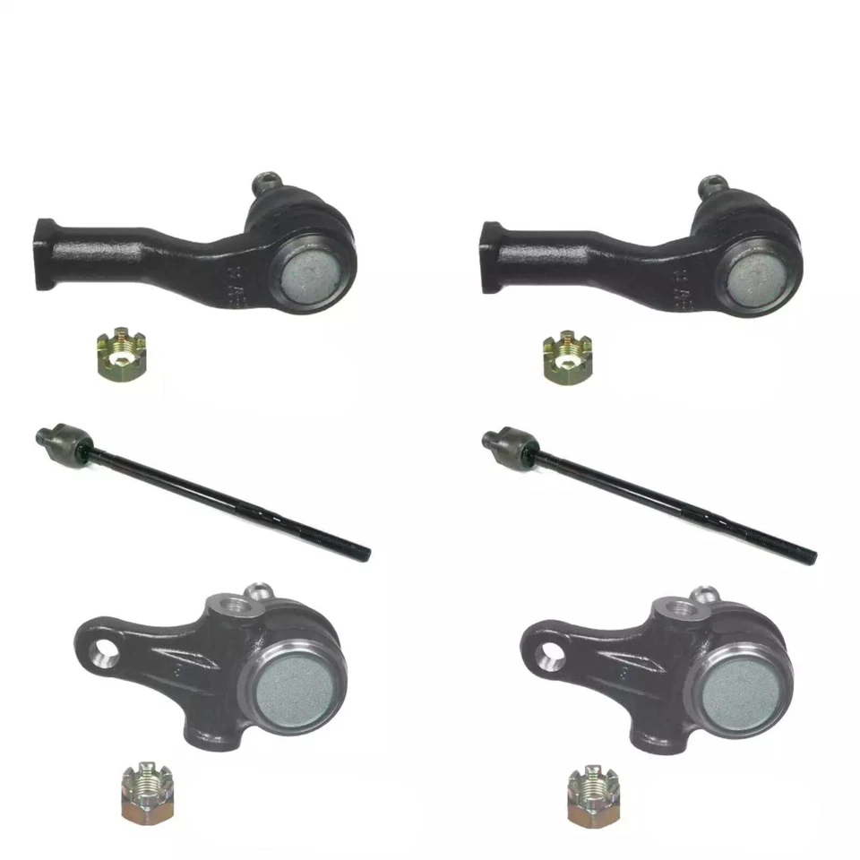 Front 2 Lower Ball Joints & 4 Tie Rod Ends Mazda Miata Mx5 W/Manual Steering - Image 1 of 1