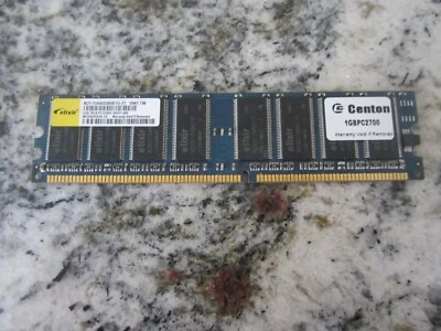 M2Y1G64DS8HC1G-5T Elixir 1GB PC3200 DDR-400MHz non-ECC Unbuffered CL3 184-Pin DI - Image 1 of 2