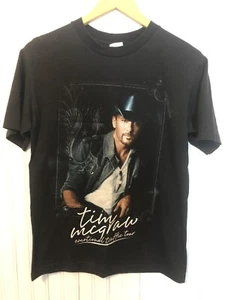 Tim Mcgraw Mens Size Small Black Band Tour Double Sided Short Sv T-Shirt Country - Bild 1 von 5