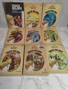 TRIXIE BELDEN Lot of 9 Vintage Books Teen Mystery 1 Hardcover, 8 Softcover