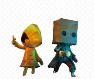 LITTLE NIGHTMARES Little Nightmares  2 Figures set Banpresto - Picture 1 of 2