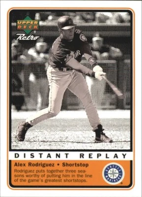 1999 UPPER DECK RETRO DISTANT REPLAY #D7 ALEX RODRIGUEZ - Image 1 of 2