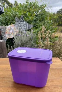 TUPPERWARE FREEZERMATES FREEZER CONTAINER DARK PURPLE 1L SIZE SMALL 3 - Picture 1 of 5