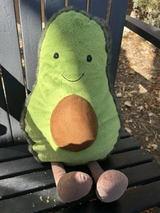 Jellycat Huge Amuseable Avocado - Riesige Avocado Stofftier Beanie Plüsch nicht mehr produziert Neu mit Etikett - Bild 1 von 3