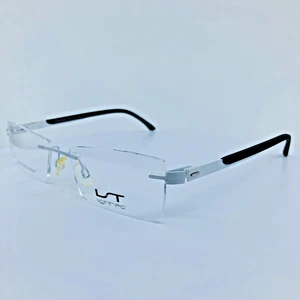 New Lightec 6849L Eyeglasses C. WB 214 White & Black Size 53-16-135mm France - Picture 1 of 14