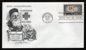 #1239 5c International Red Cross, Artmaster-Add. FDC **ANY 5=FREE SHIPPING** - Picture 1 of 1