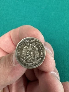 Vintage Estados Unidos Mexicanos Coin Misc. Metal Jewelry piece - Picture 1 of 5