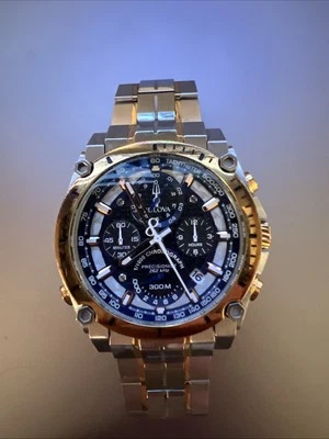 Reloj Hombre Bulova Precisionist Negro - 98B317 Foto 1 de 3