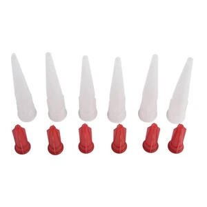 Cartridge Nozzles Buildings Adhesives Female Threads Re-Sealable Silicone - Picture 1 of 20