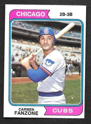 1974 Topps #484 Carmen Fanzone - NRMT - Image 1 of 2
