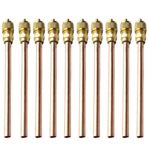 10pcs Copper Tube Access Valves for Air Conditioner Refrigeration Units - Picture 1 of 17