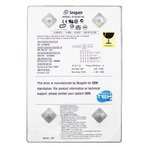 Seagate ST320014A 20GB Ide Pata Eide 3,5 " Hard Disk HDD Windows 95 98 2000 - XP - Picture 1 of 6